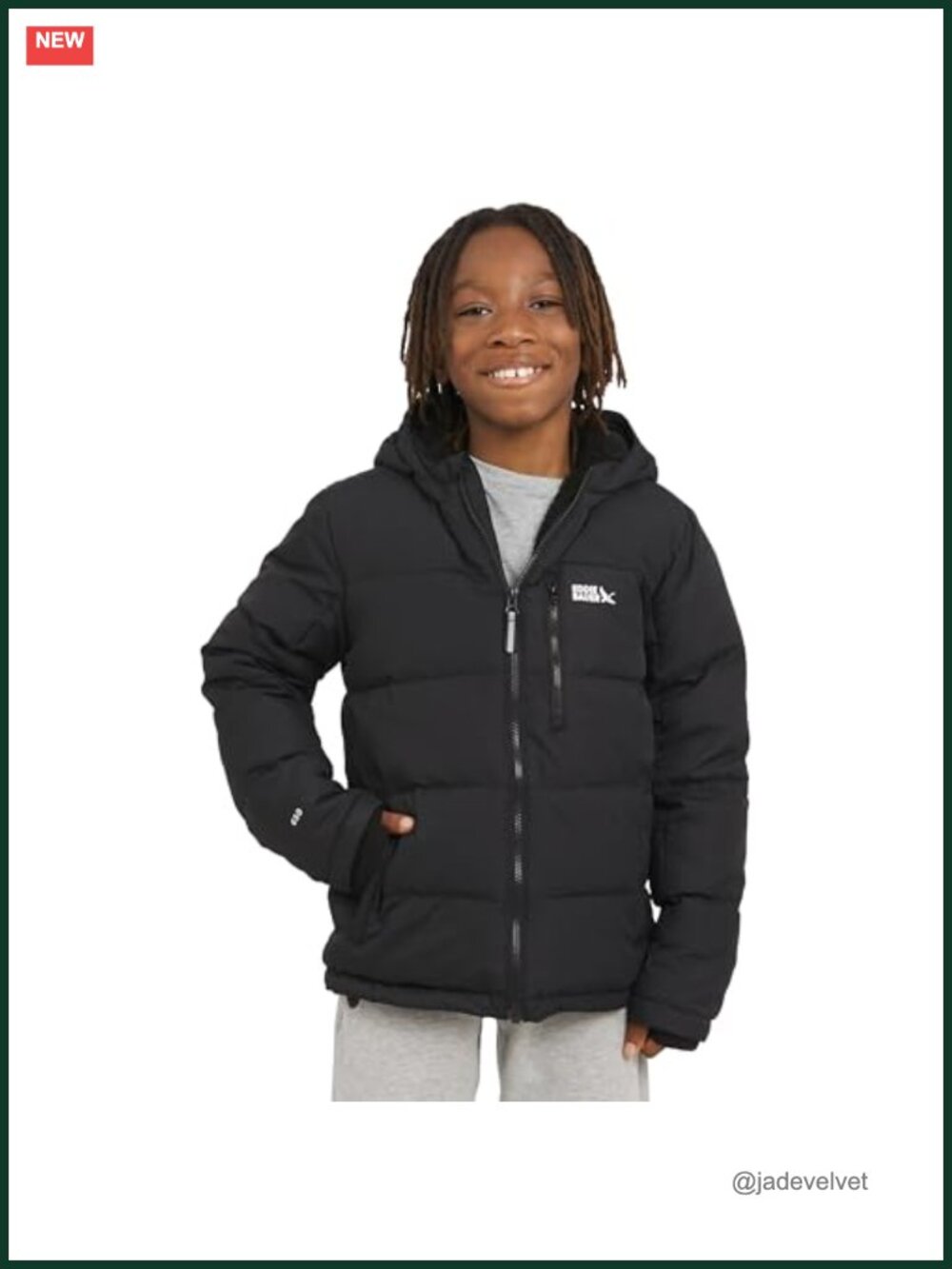 Heavyweight Faux Fur Lined Hooded Insulated Down Jacket